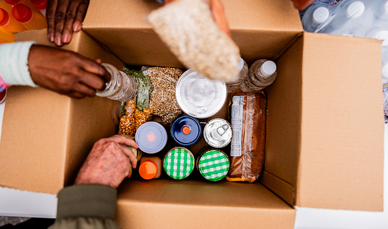 St. Mary's Bank Food Drive